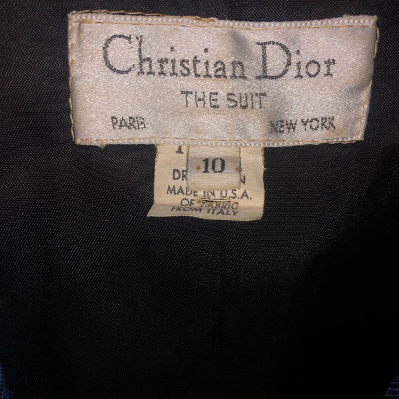 🎄HOLIDAY SALE ~ VTG Christian Dior Blazer - Picture 2 of 16